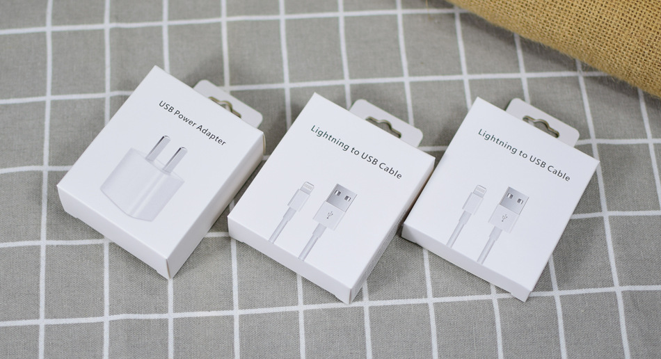 苹果充电头包装盒 苹果手机数据线包装 数据线包装 苹果数据线盒