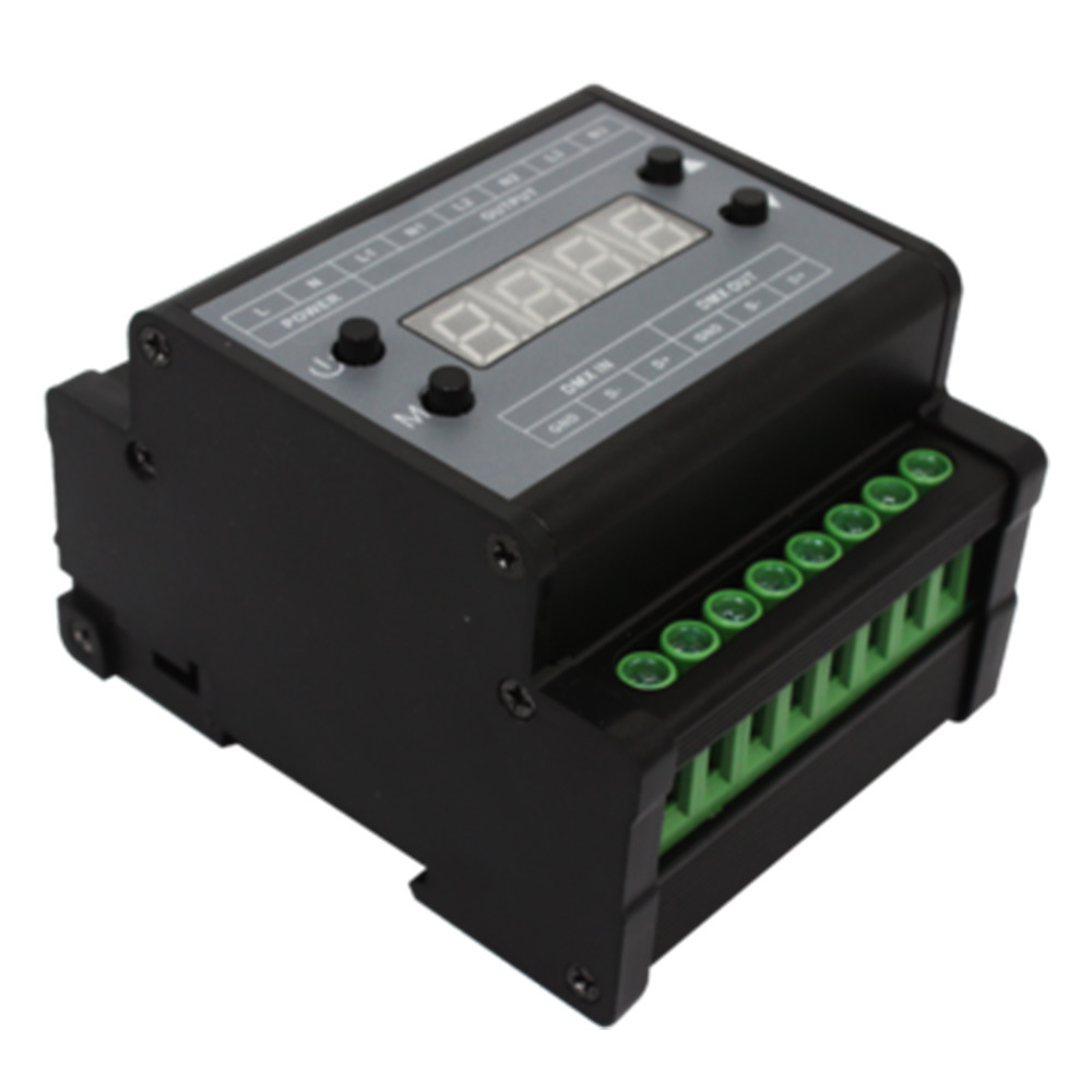 dmx可控硅调光器dmx302三回路led控制器大功率高压90240v控制器