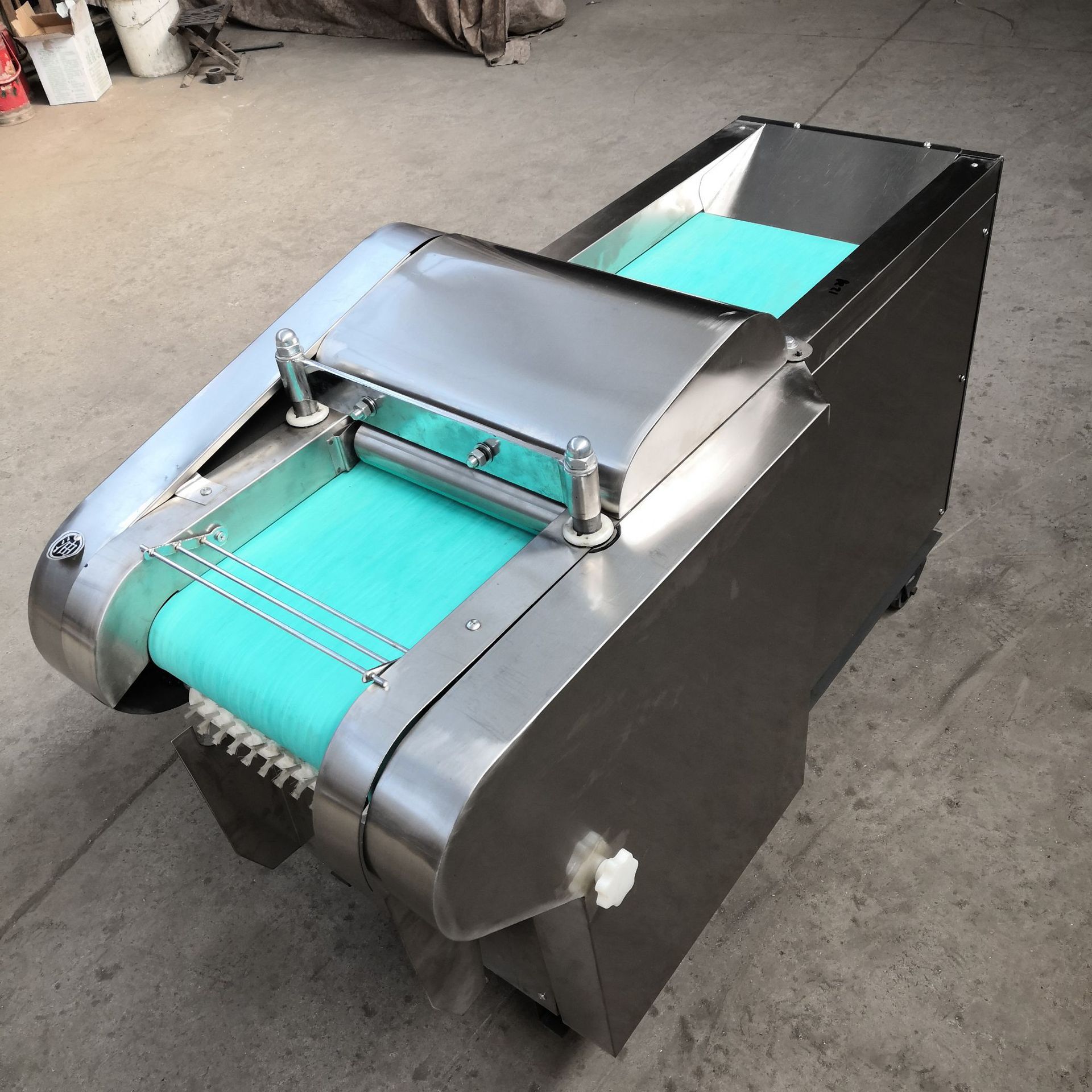 不锈钢中小型蔬菜切片切丝设备块丝丁ry-312电动红薯切丁机