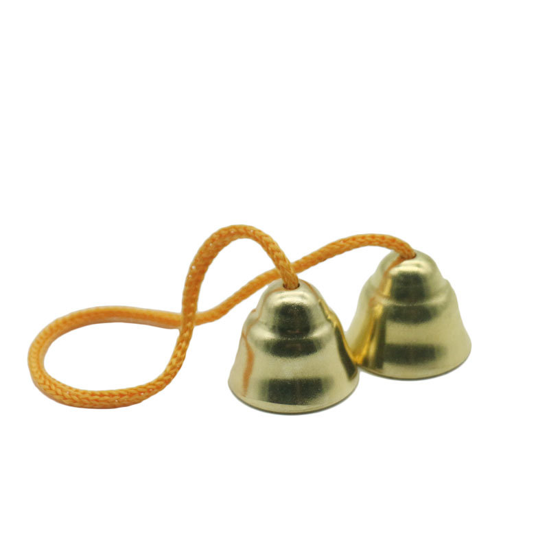 蒙氏教具儿童乐器铃铛奥尔夫打击乐器 响板 幼儿早教玩具音乐教具