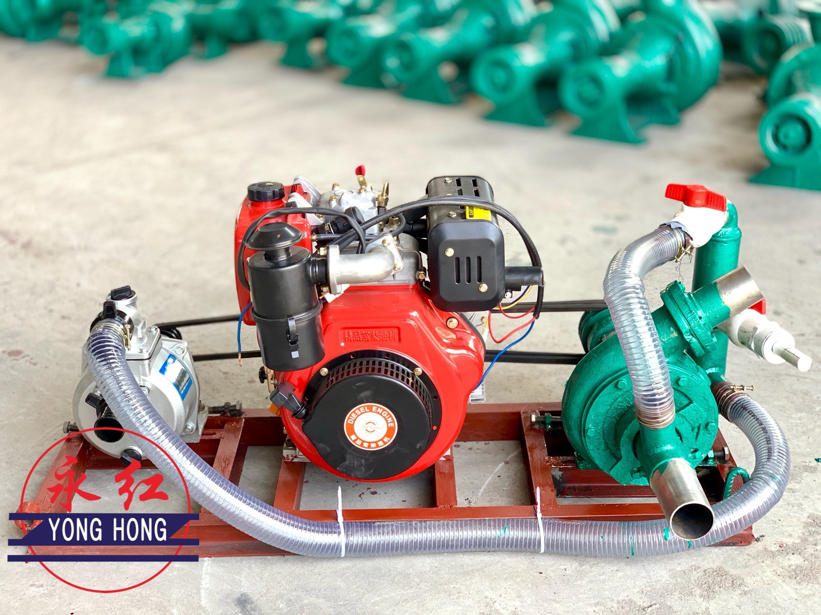 24匹汽油机小型泥浆泵抽沙机耐磨损可移动河道清淤抽沙