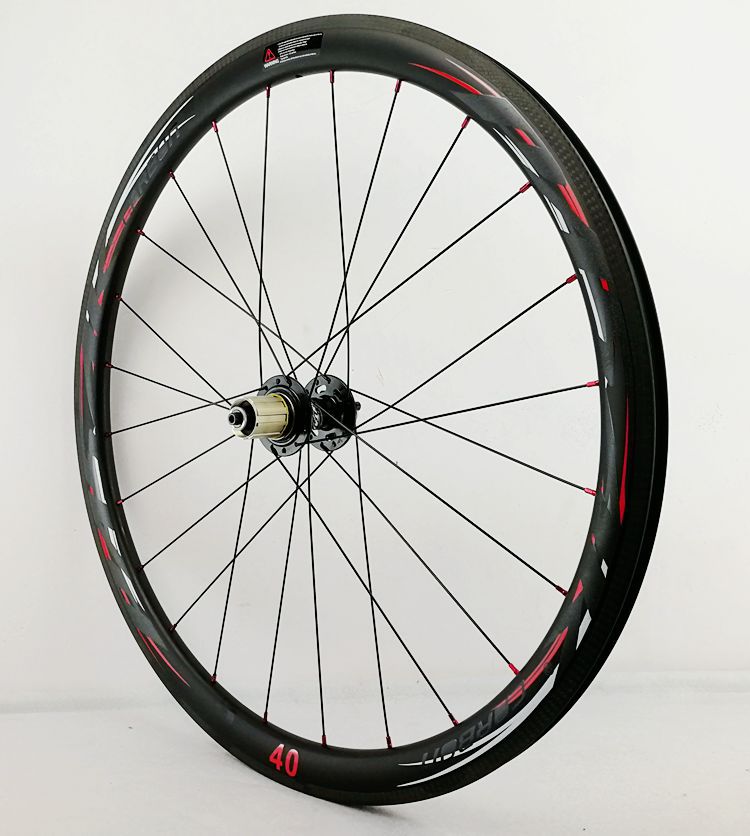 公路车轮组碳刀碳纤维碟刹公路轮组700c真空培林公路自行车轮轮组