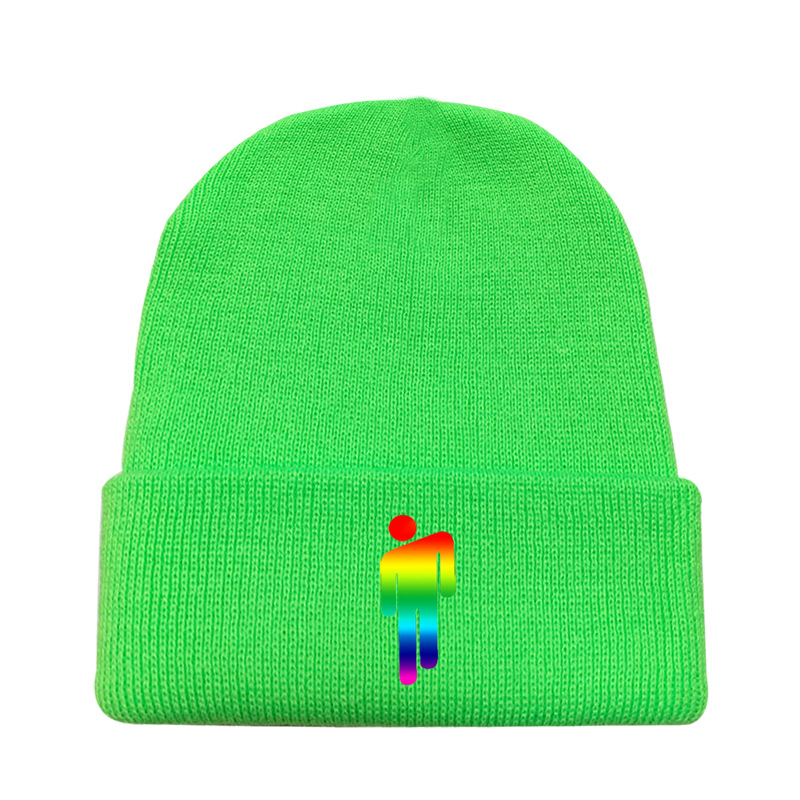 比莉·艾利什billie eilish针织帽套头碧梨嘻哈帽毛线帽欧美男女