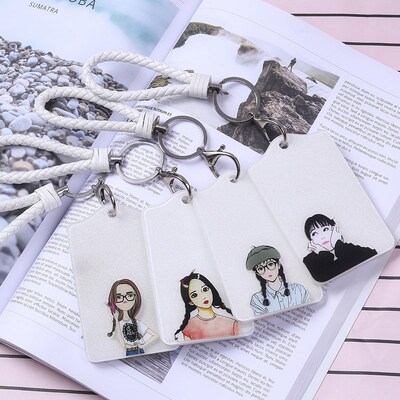 公交卡个性创意地铁女式双面乘车学生月票防磁硬壳情侣卡套潮