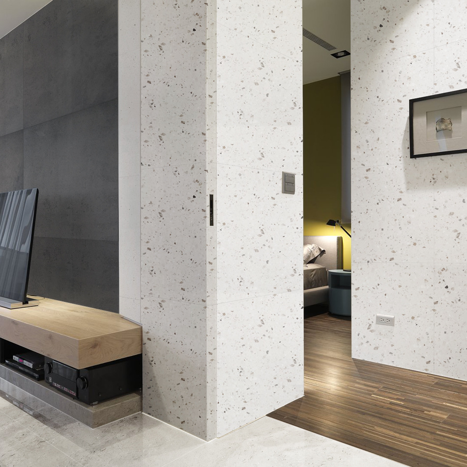 新款亮面水磨石瓷砖 客厅地板卫生间厨房墙面砖 服装奶茶店艺术砖