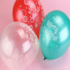 12 inch 2.8 Christmas hotel Market party decorate Pearl balloon Red and green transparent Mixed pack Two-sided printing