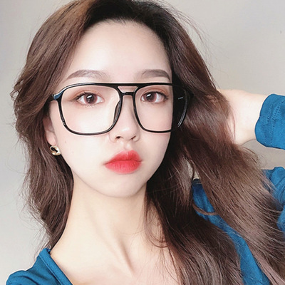 新款时尚眼镜框男女方框平光镜 潮流百搭眼镜架复古可配近视眼镜