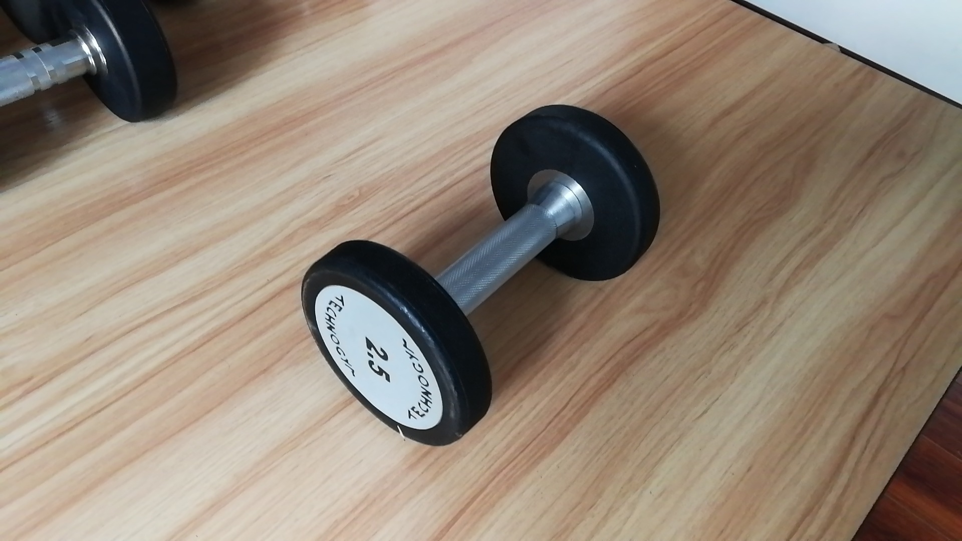 健身房器材圆头包胶哑铃浸塑哑铃 20kg哑铃男士女士高档健身哑铃