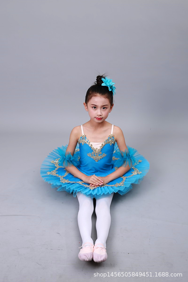 儿童芭蕾舞裙小天鹅舞蹈练功服蓬蓬裙纱裙女童公主裙演出服表演服