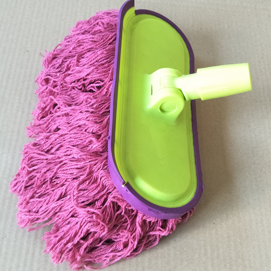 经销批发伸缩杆汽车洗车刷 玫红色棉线洗车刷 家用洗车拖把