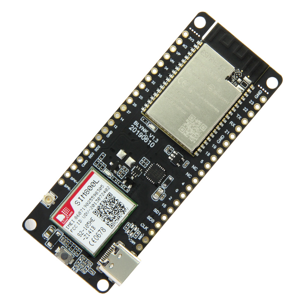 3esp32无线通信模块fpc天线sim card sim800l模块