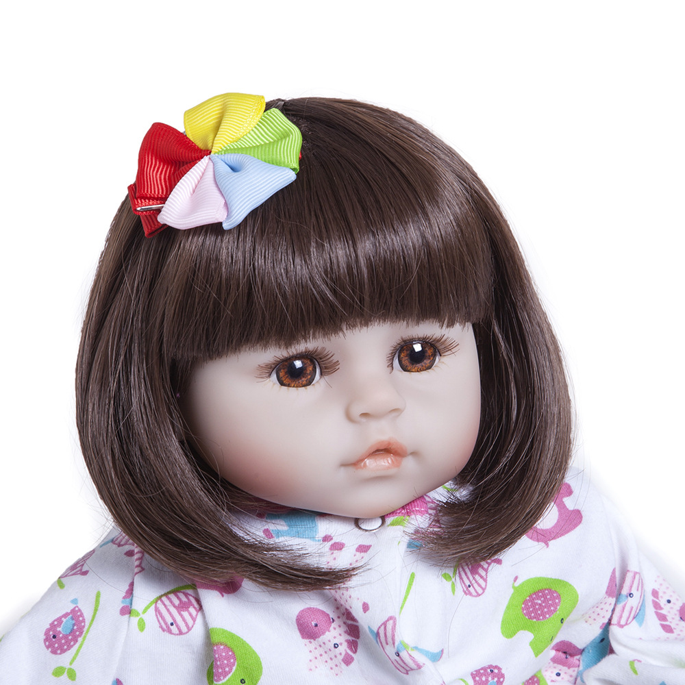 跨境爆款亚马逊ebay仿真婴儿reborn doll重生娃娃硅胶公仔