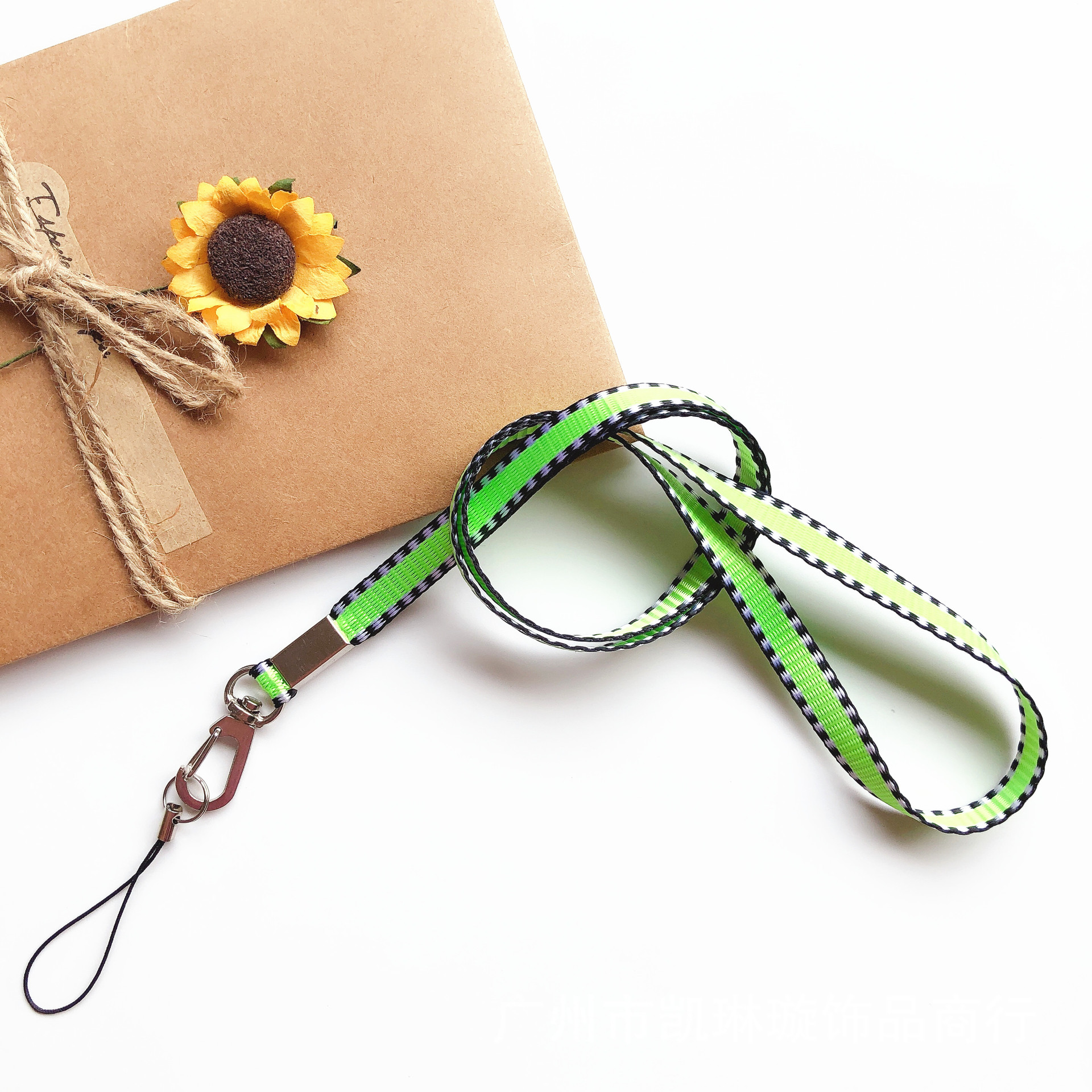 现货供应 定制手机挂绳挂带厂牌绳胸卡带展会胸牌工牌绳9mm菲林绳-阿