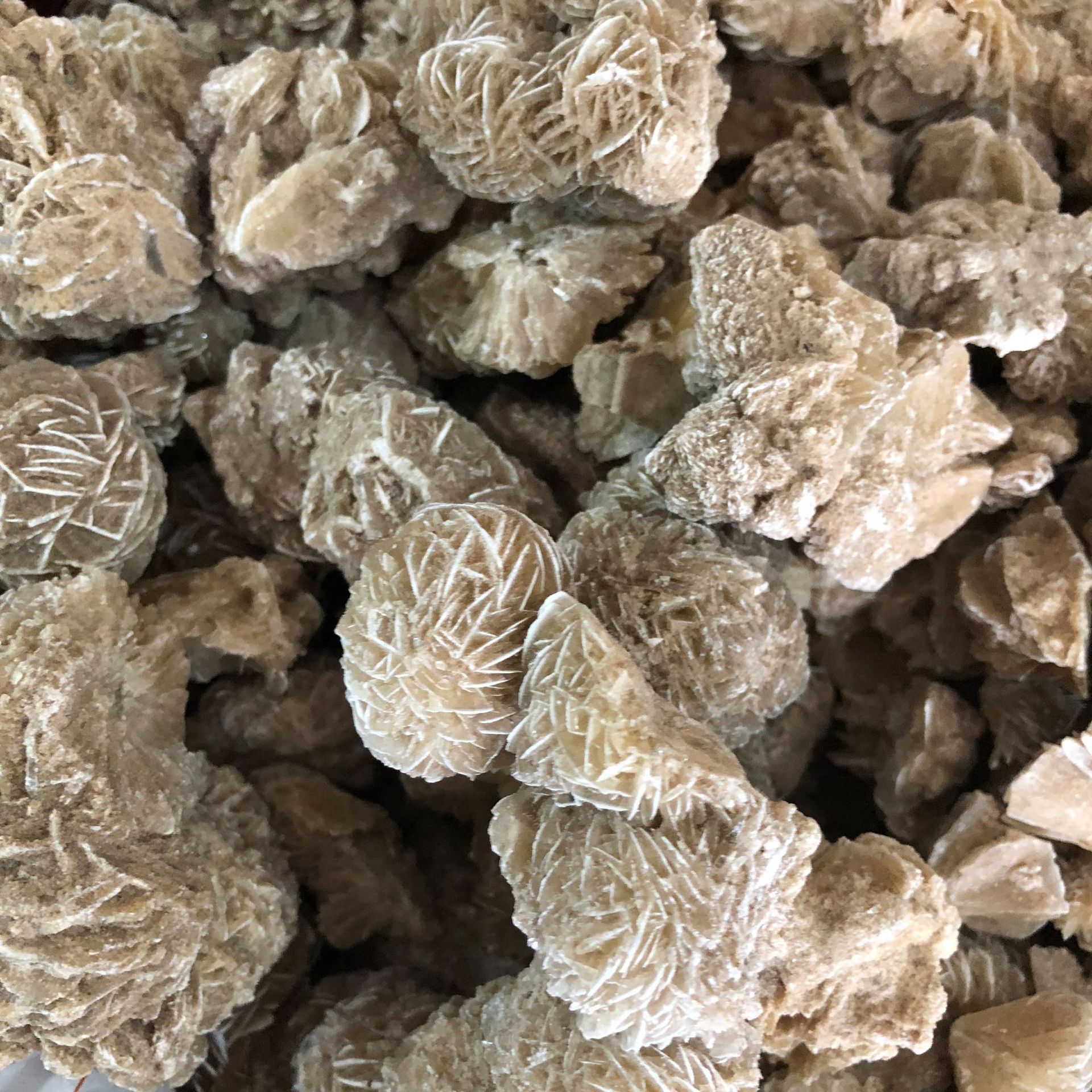 精品天然墨西哥沙漠玫瑰石 矿物晶体 奇石头原石 收藏品 观赏石