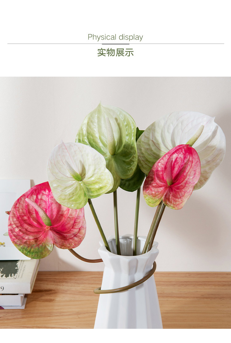 厂家直销 青 白两款小火鹤 装饰 家居摆件仿真假花 客厅餐桌花艺