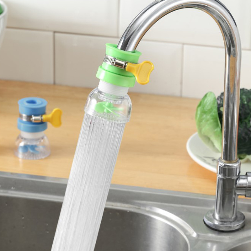 水龙头过滤器 滤水器可旋转二代伸缩麦饭石花洒隔离家用净化器