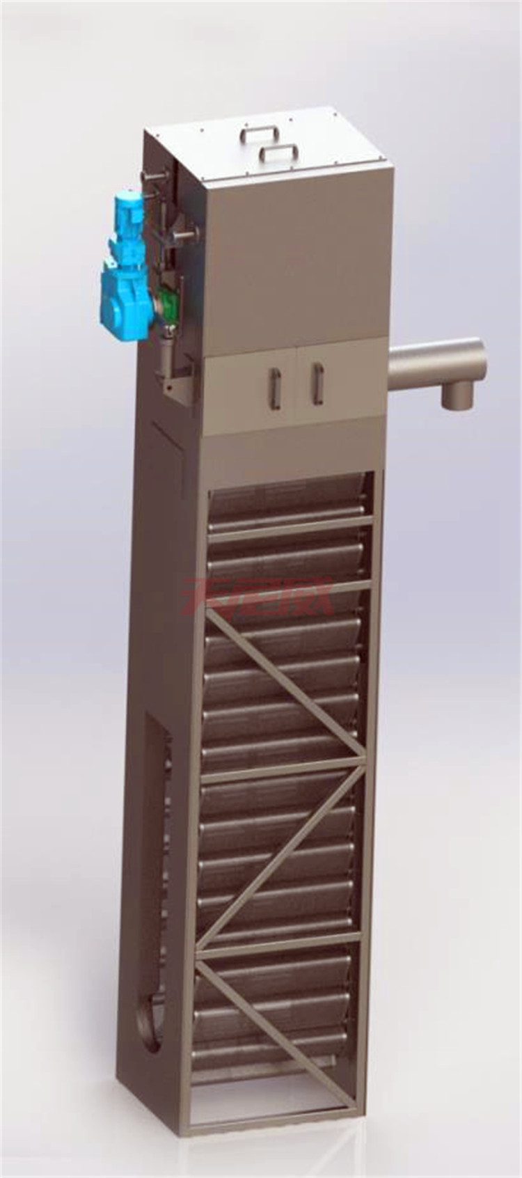 内进流细格栅 循环式 内进流金属格栅 污水处理格栅厂家