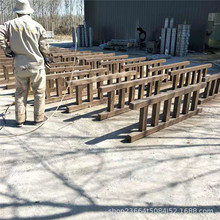 中达专业供应仿木桥梁景观隔离护栏 仿石河道手工仿木栏杆