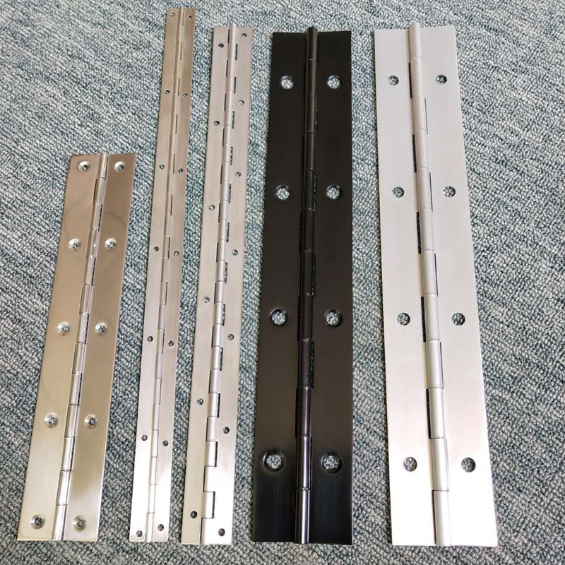 非标定制 304不锈钢合页长排铰链 加厚灯箱柜门合页钢琴长排铰链