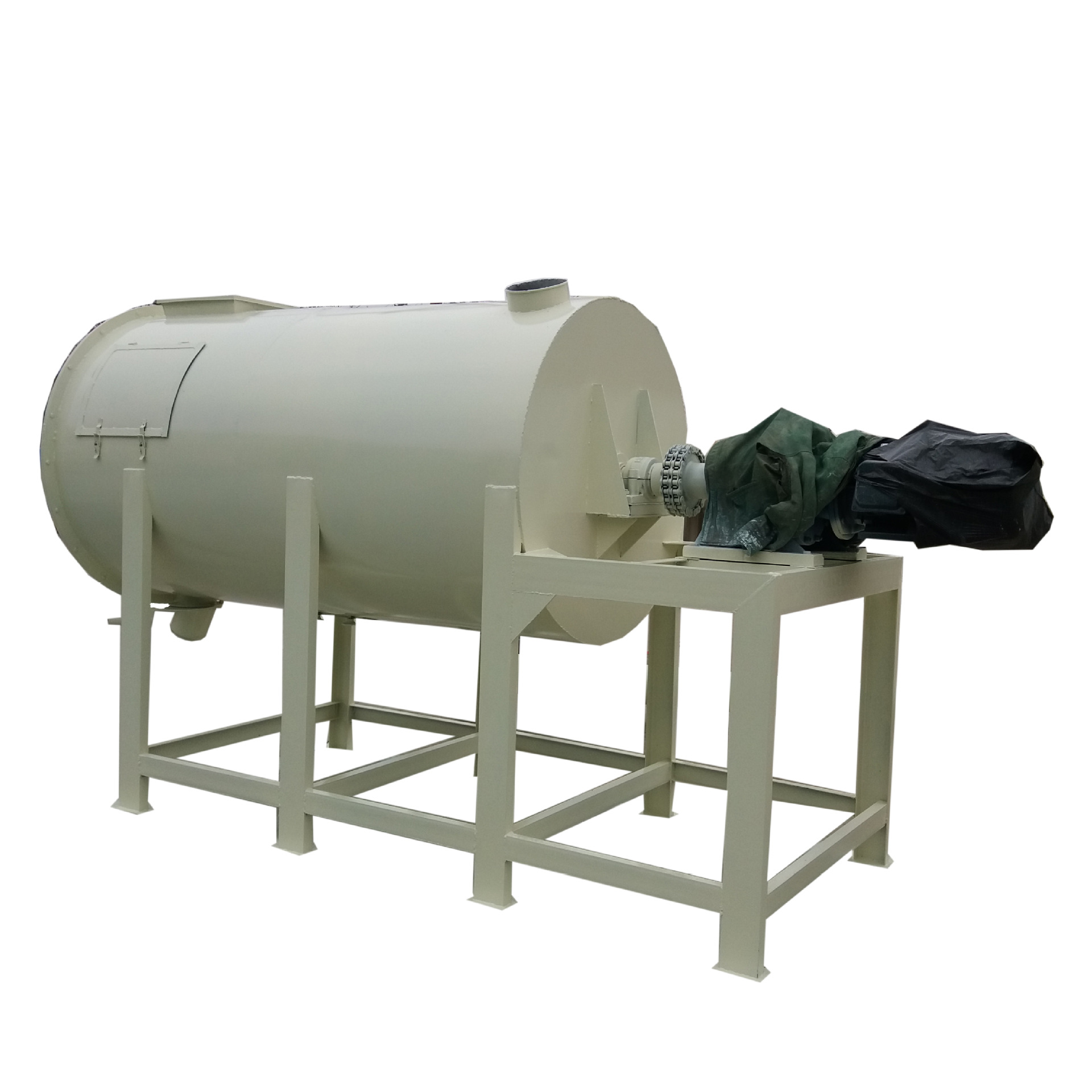 石膏粉全自动卧式搅拌机 加速溶解乳胶漆混合机 自吸式螺带搅拌机