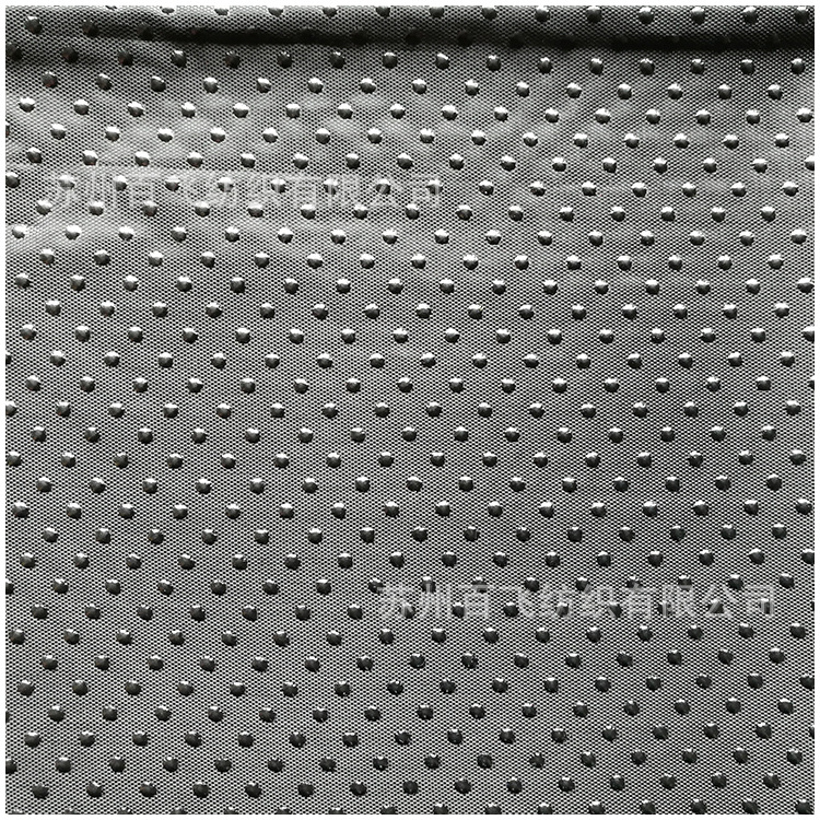 厂家供应210d牛津布防滑底布 沙发底宠物座垫滴塑防滑面料批发