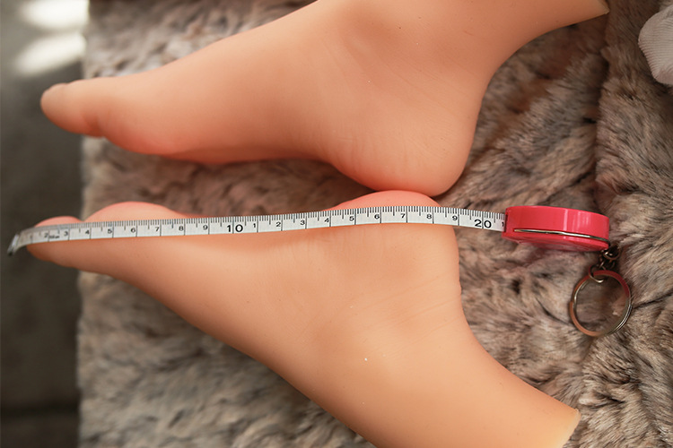 跨境代发30码女孩美脚模型仿真足模拍照玉足美足硅胶丝袜脚h30