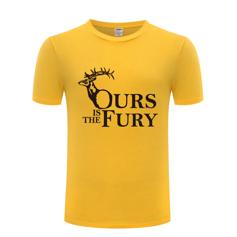 纯棉短袖儿童t恤童装 权利的游戏 拜拉席恩家族 ours is the fury