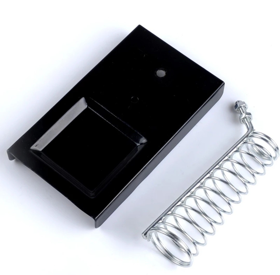 厂家直销电焊台烙铁座电烙铁支架;全铁皮烙铁架,全金属烙铁架