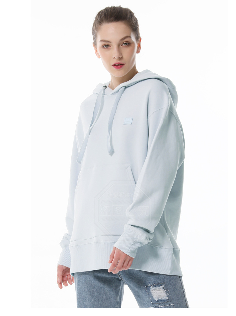 一件待发ac笑脸卫衣潮牌2019新款欧美长袖女秋冬纯色男女同款女装