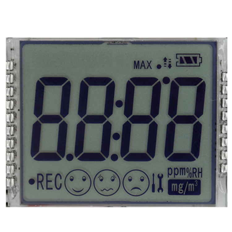 仪表仪盘lcd数字显示屏段码屏中小尺寸断码显示屏黑白lcd液晶屏显
