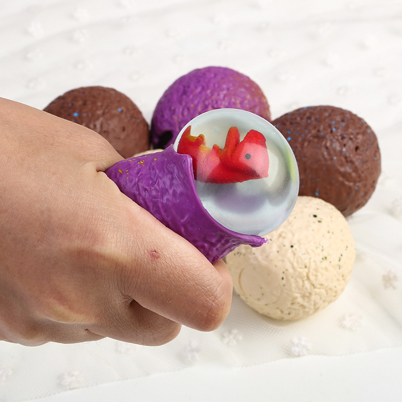 解压神器减压发泄玩具 恐龙蛋捏捏乐 创意发泄球抖音儿童生日礼物