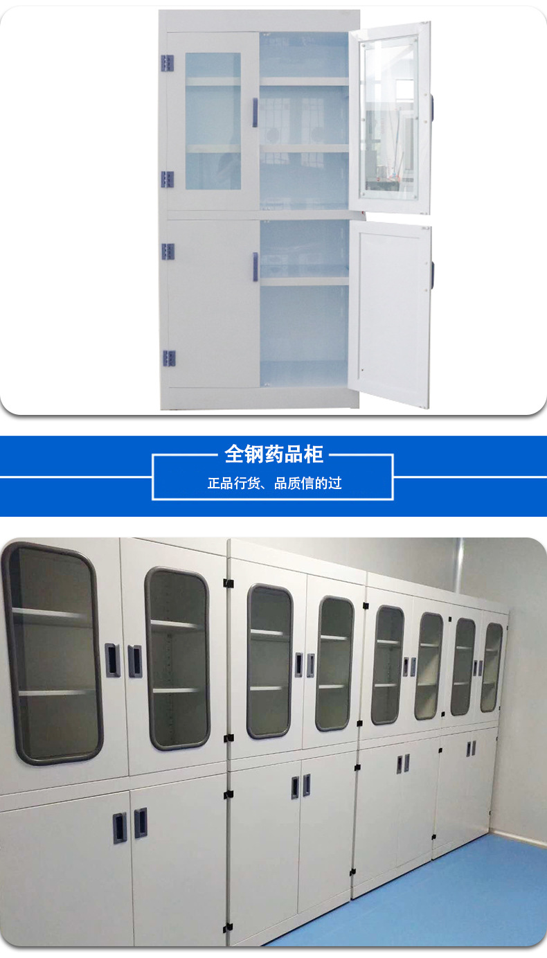 定制药品柜 学校医院化学储藏柜pp通风药品柜实验室试剂柜 酸碱柜