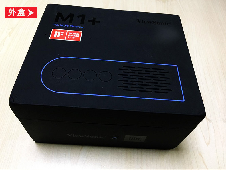 viewsonic优派m1 /kl1v家用微型便携投影仪 手机无线投屏投影机