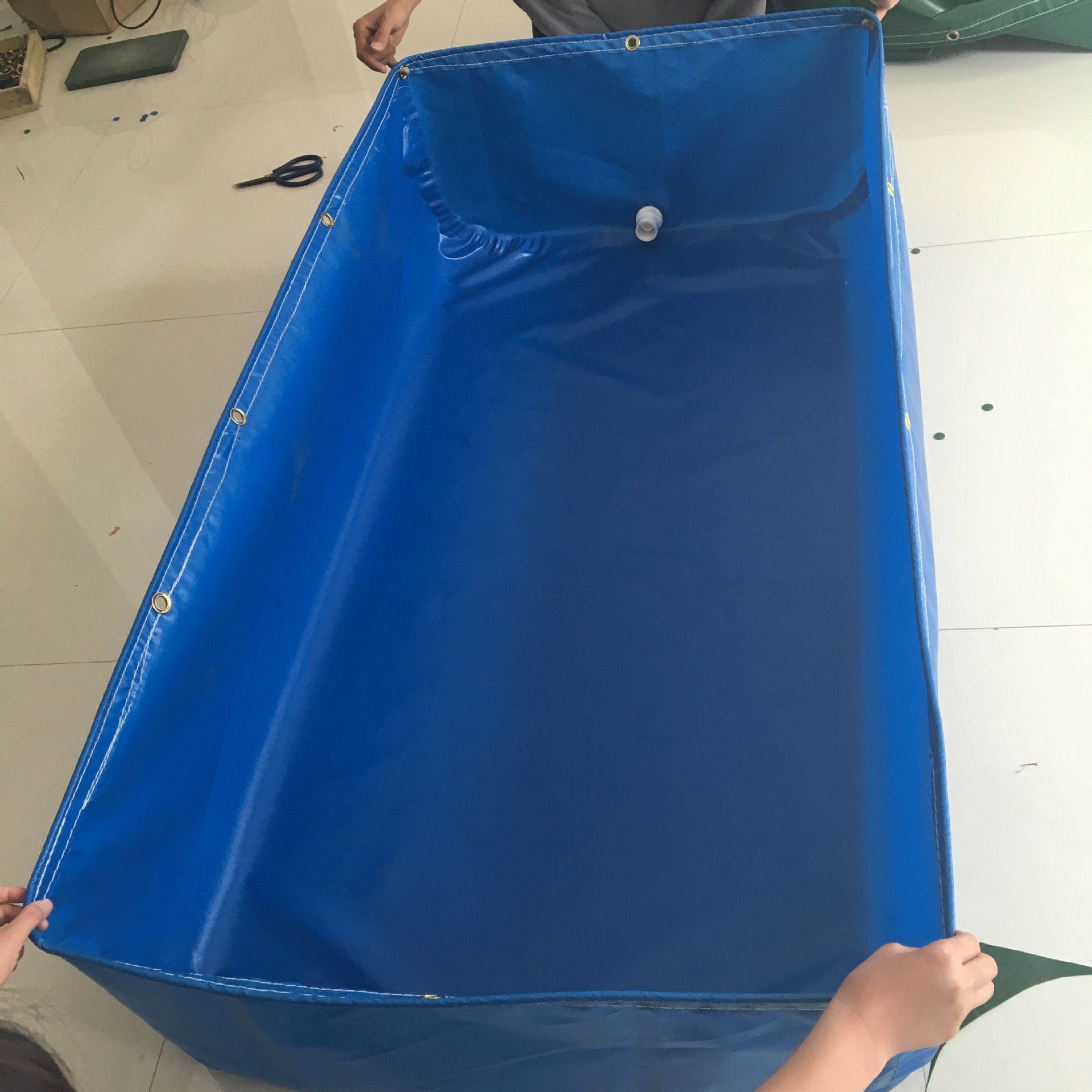 水产养殖帆布水池 养殖水池报价,帆布水池厂家,帆布水池图片