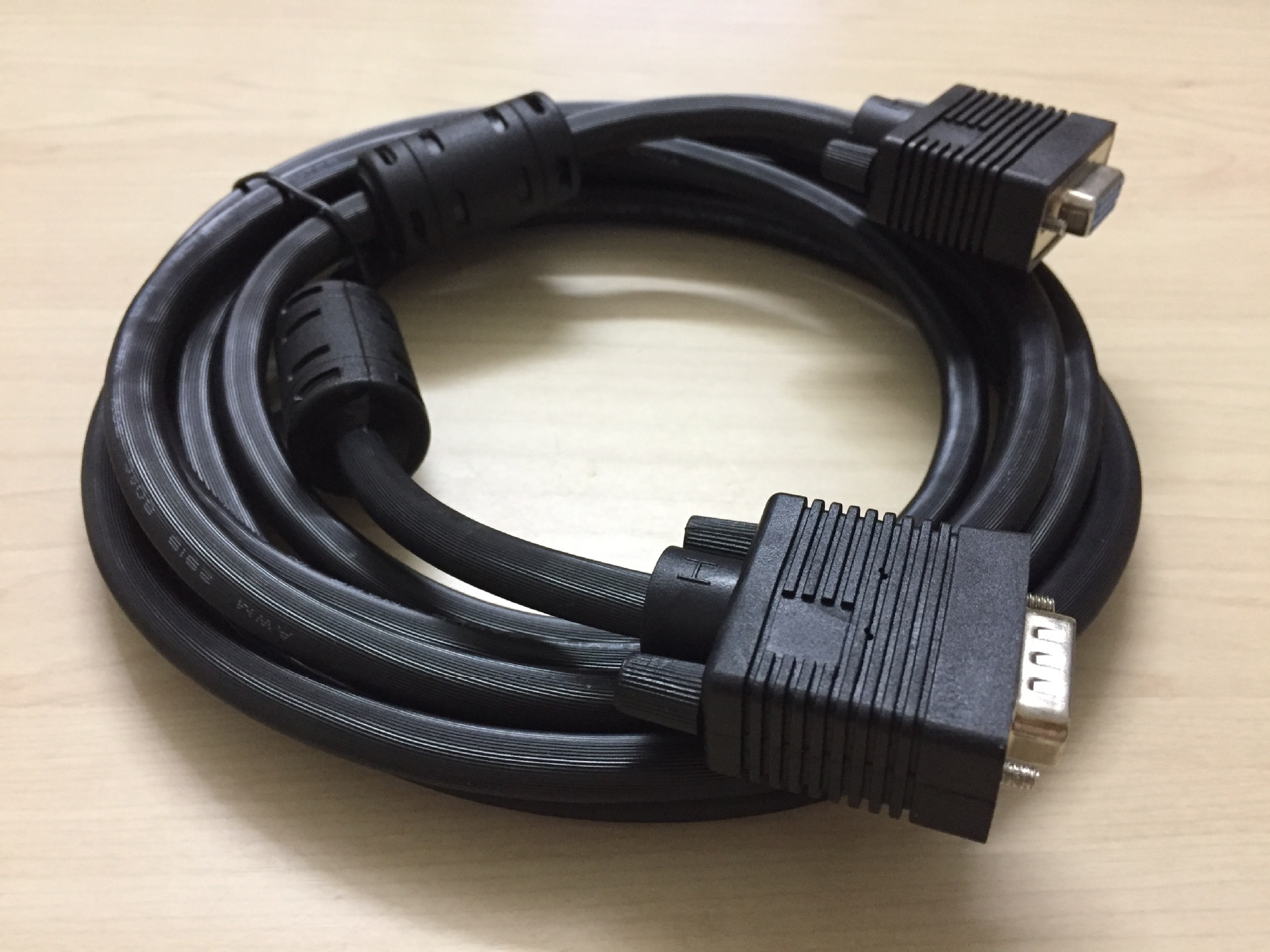 vga公对母延长线 电脑显示器投影仪加长数据线 母头带螺母延长线