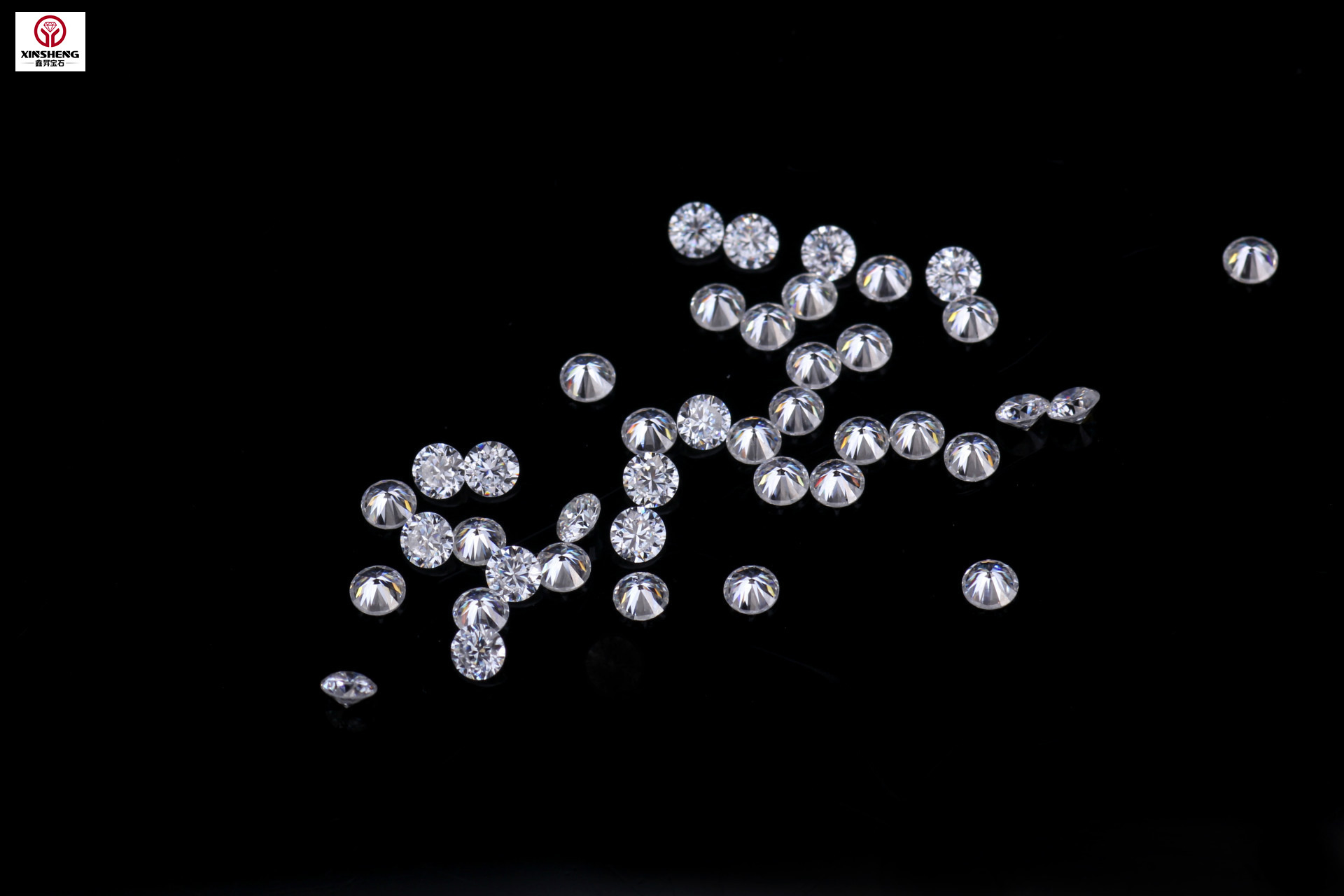 7mm-2.9mm小圆形莫桑石碎钻厘钻 现货规格齐全