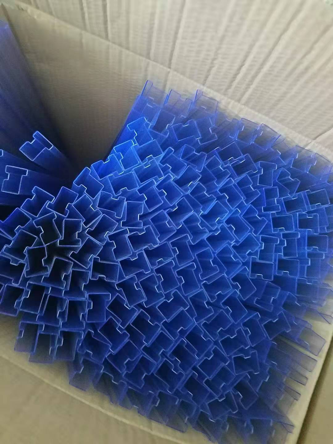 厂家定制高透明度芯片ic包装管tubeic管连接端子透明pvc包装方管