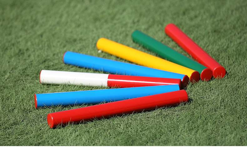 比赛铝合金接力棒 田径用品木质接力棒 塑料交接棒学校体育器材