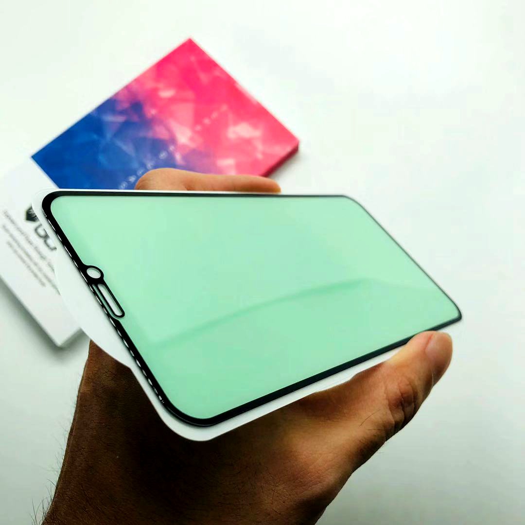 适用iphon11绿光钢化膜苹果11pro max绿光膜保护视力果绿膜护瞳膜