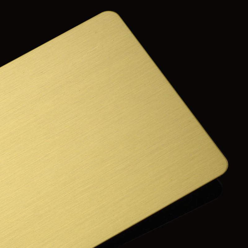 304不锈钢板 拉丝哑光镀青铜无指纹贴膜 可选201/304不锈钢青铜板