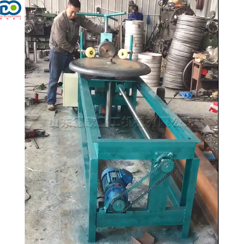 筒体罐体食品加工封头旋边机 平底锥形压边机 油封罐头翻边设备