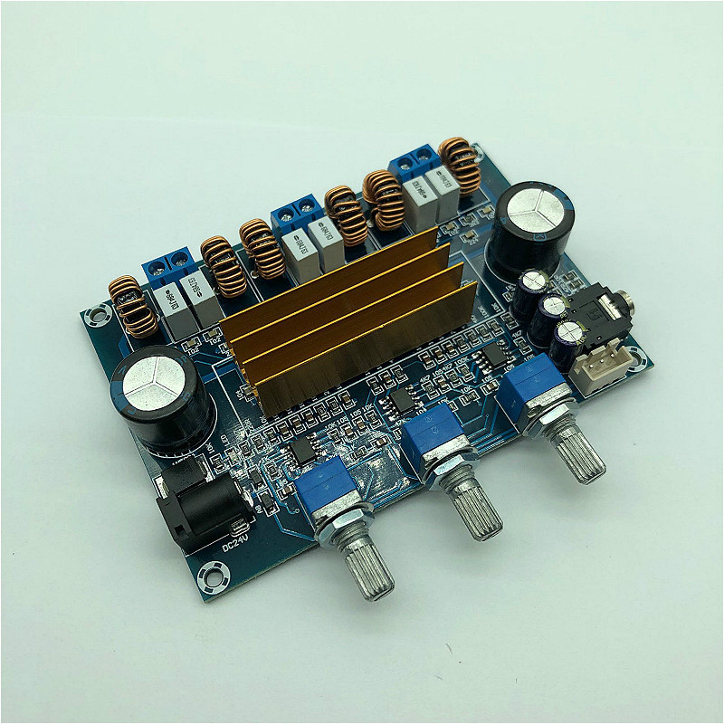 双芯片tpa3116 2.1 hifi发烧数字功放板100w 50w*2 sunlephant