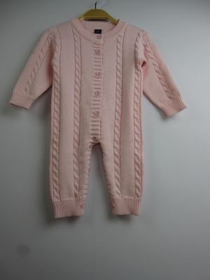 婴儿春秋毛线连体新生儿针织衣服毛衣宝宝爬爬服长袖哈衣外出服