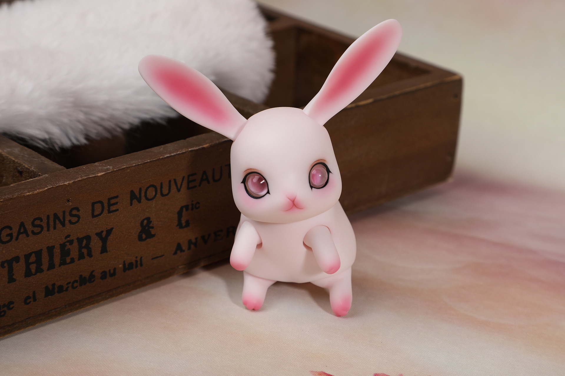 送妆bjd娃娃 sd娃娃 年糕兔 1/12 萌宠 关节玩偶 doll厂家直销