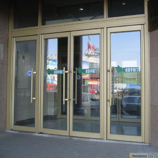 【厂家直销】金玛龙重型肯德基门临街店铺大门铝合金门精悍美观