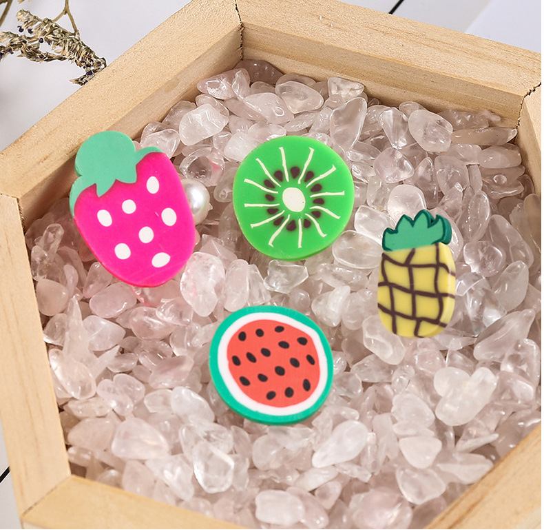 韩款软陶片 水果diy软陶工艺品 创意饰品多款式定制货源2cm*2mm