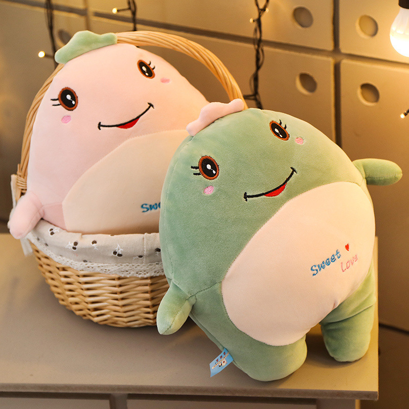 创意情人节礼物可爱抱抱龙公仔 毛绒玩具粉色靠枕送女生