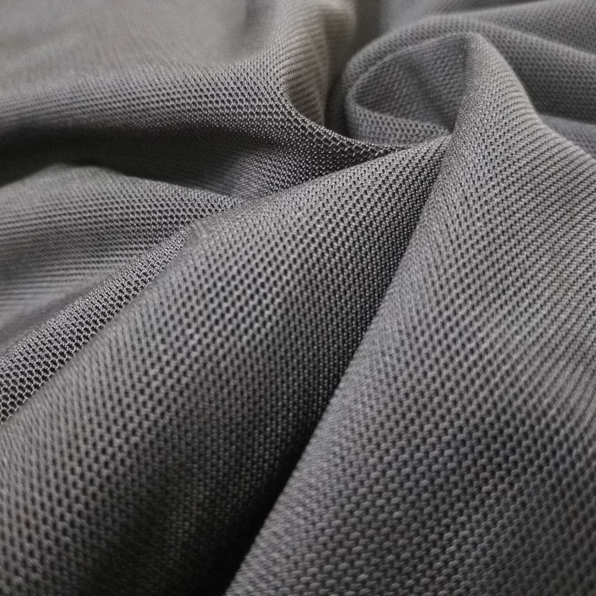 厂家直销lulu暴走瑜伽服塑形服尼氨锦氨涤氨经编网眼针织面料布料