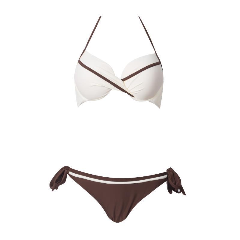 高品质氨纶兴城成年锦纶合格品gopher 谷佛现货比基尼分体泳衣