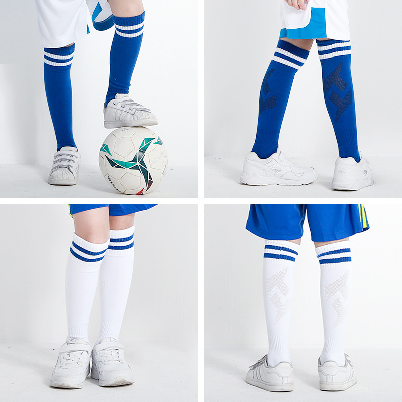 足球袜长筒成人男加厚毛巾底运动袜儿童足球长袜幼儿园幼童过膝